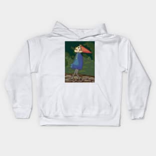 Wirt Got Spooked- Over the Garden Wall Kids Hoodie